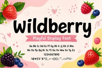 Creative Design Projects with Wildberry Font