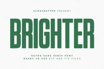 Brighten Your Designs with a Brighter Font