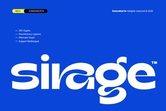 Sirage Font: Modern Arabic Typography for Digital Design