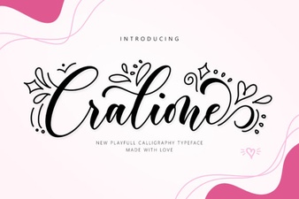 Cralione Script Font: Elegant Handwritten Style for Design