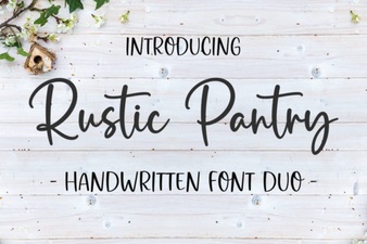 Choosing Rustic Pantry Fonts for Your Kitchen Labels