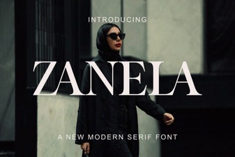 Zanela Font: Creative Web Design Ideas