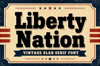 Liberty Nation Font: Versatile Design Typography